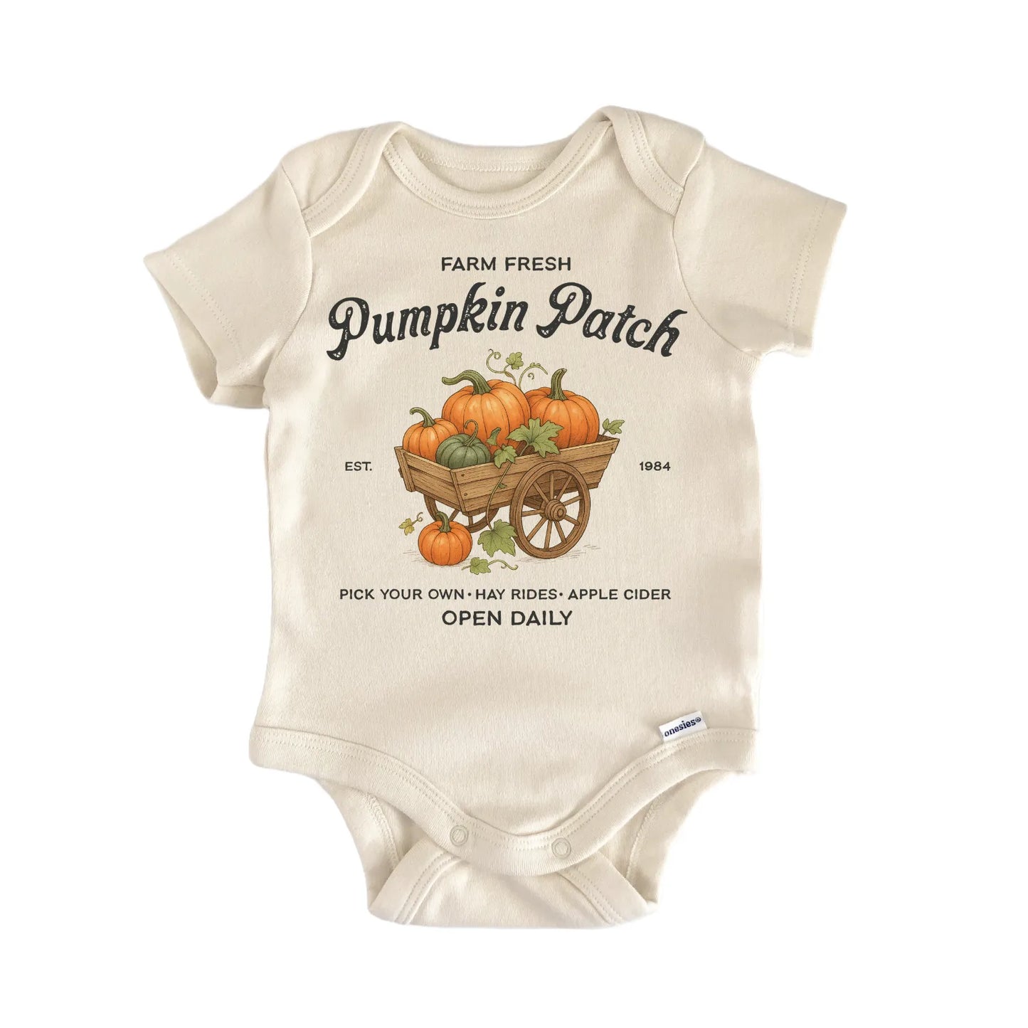 Pumpkin Patch Gourd Fall Farm Baby Gift Baby Bodysuit