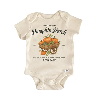 Pumpkin Patch Gourd Fall Farm Baby Gift Baby Bodysuit