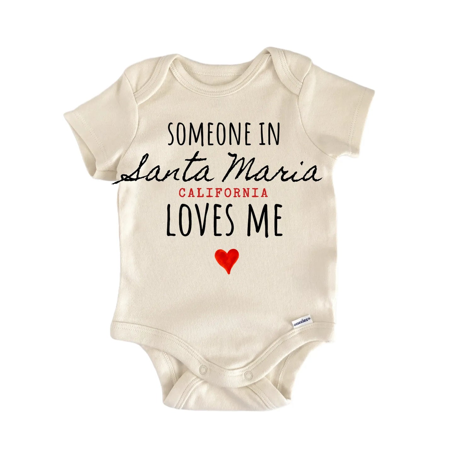 Santa Maria California Baby Gift Baby Bodysuit