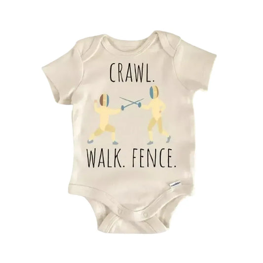 Fencing Fencer Sport Newborn Baby Onesie® Onesie®