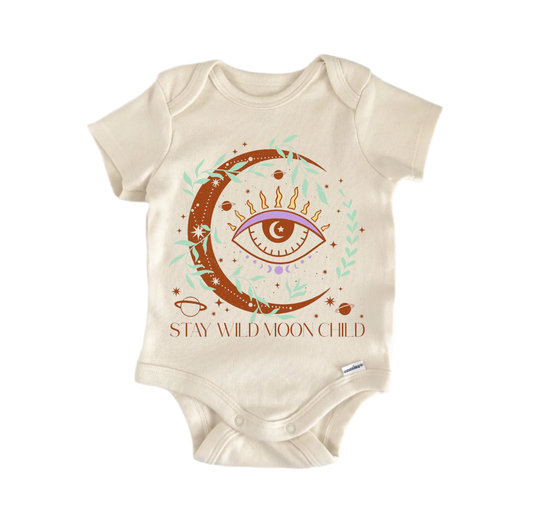 Stay Wild Moon Child Newborn Baby Onesie® Onesie®