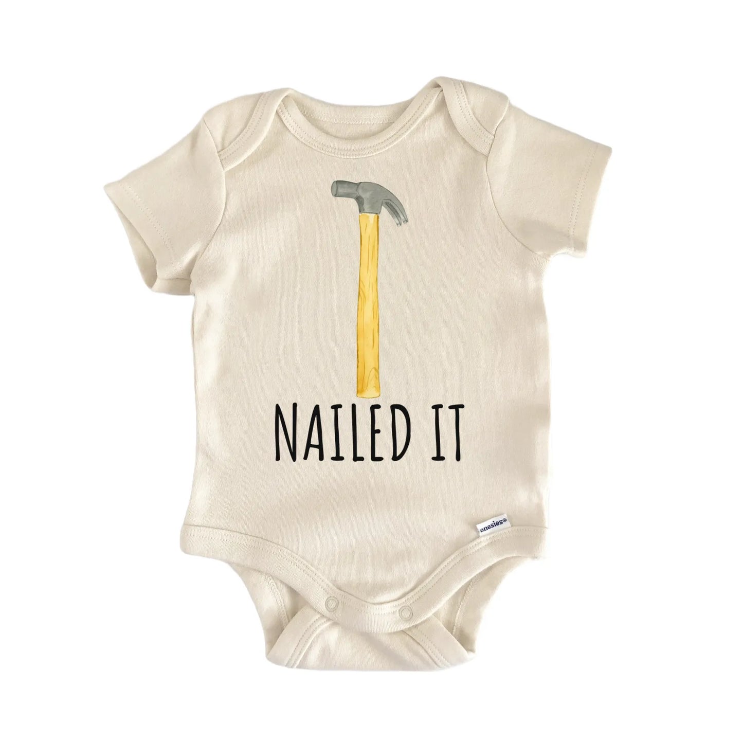 Hammer Handyman Nail Carpenter Baby Gift Baby Bodysuit