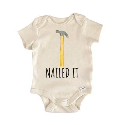 Hammer Handyman Nail Carpenter Baby Gift Baby Bodysuit