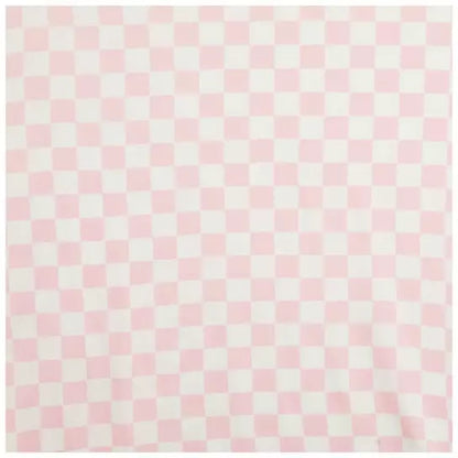 Sugar Checkered Baby Lounger Cover