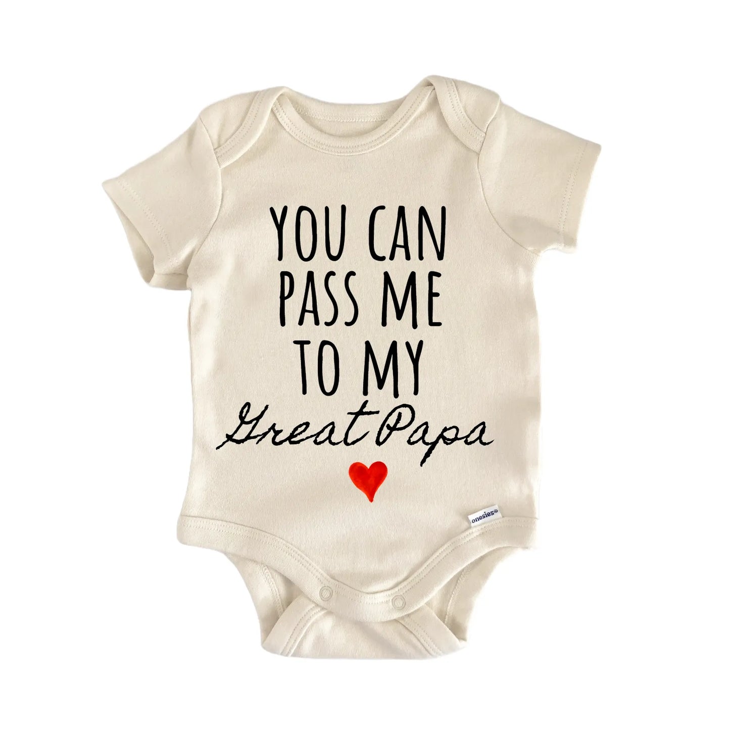 Great Papa Announcement Baby Gift Baby Bodysuit