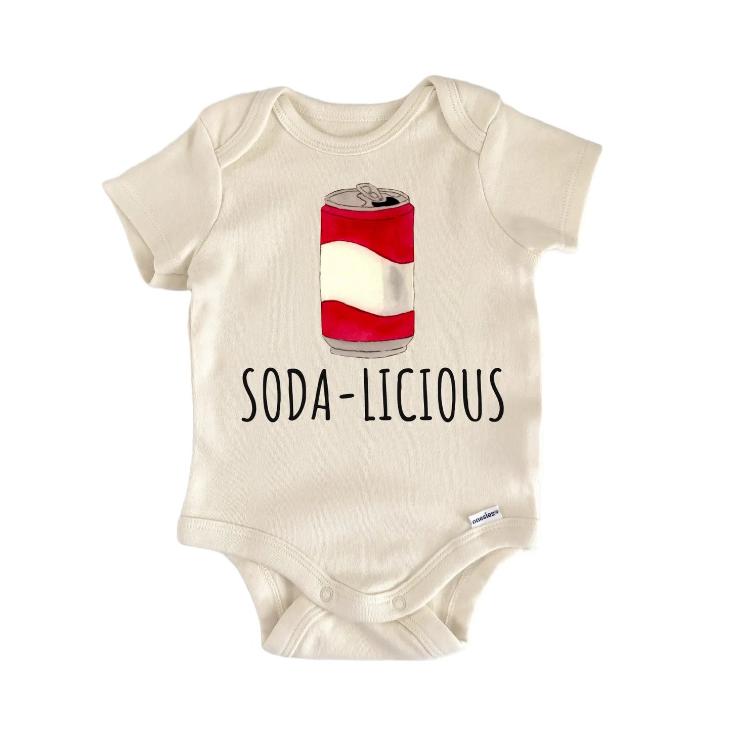 Soda Pop Beverage Baby Gift Baby Bodysuit