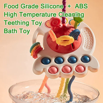 Baby's Funny Finger Puff Toy Can Be Pressed