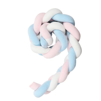 Knotted Long Pillow Three-strand Twist Spandex Bed Fence Baby