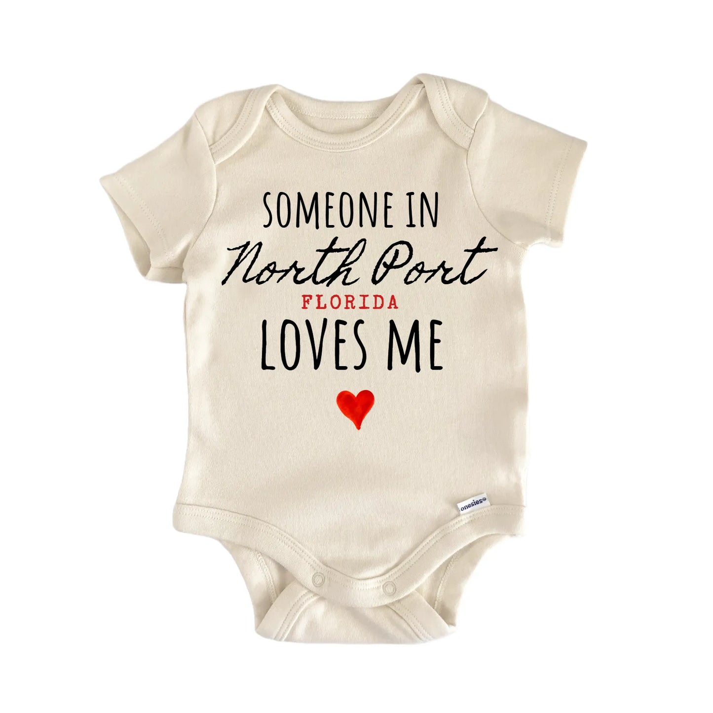 North Port Florida Baby Gift Baby Bodysuit