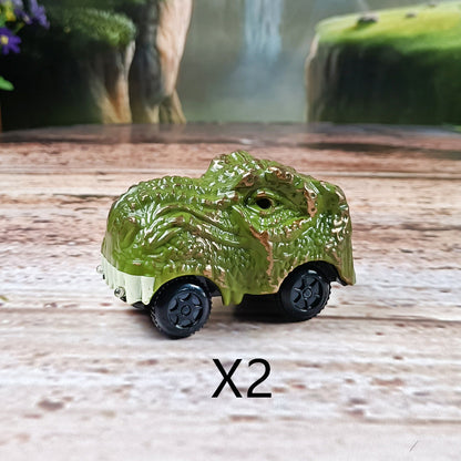 Children's Electric Assembled Track Racing Simulation Animal Tyrannosaurus Dinosaur Toy Puzzle Boy Gift