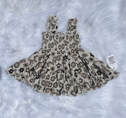 4T Daddy's Girl Ribbed Bamboo Dress