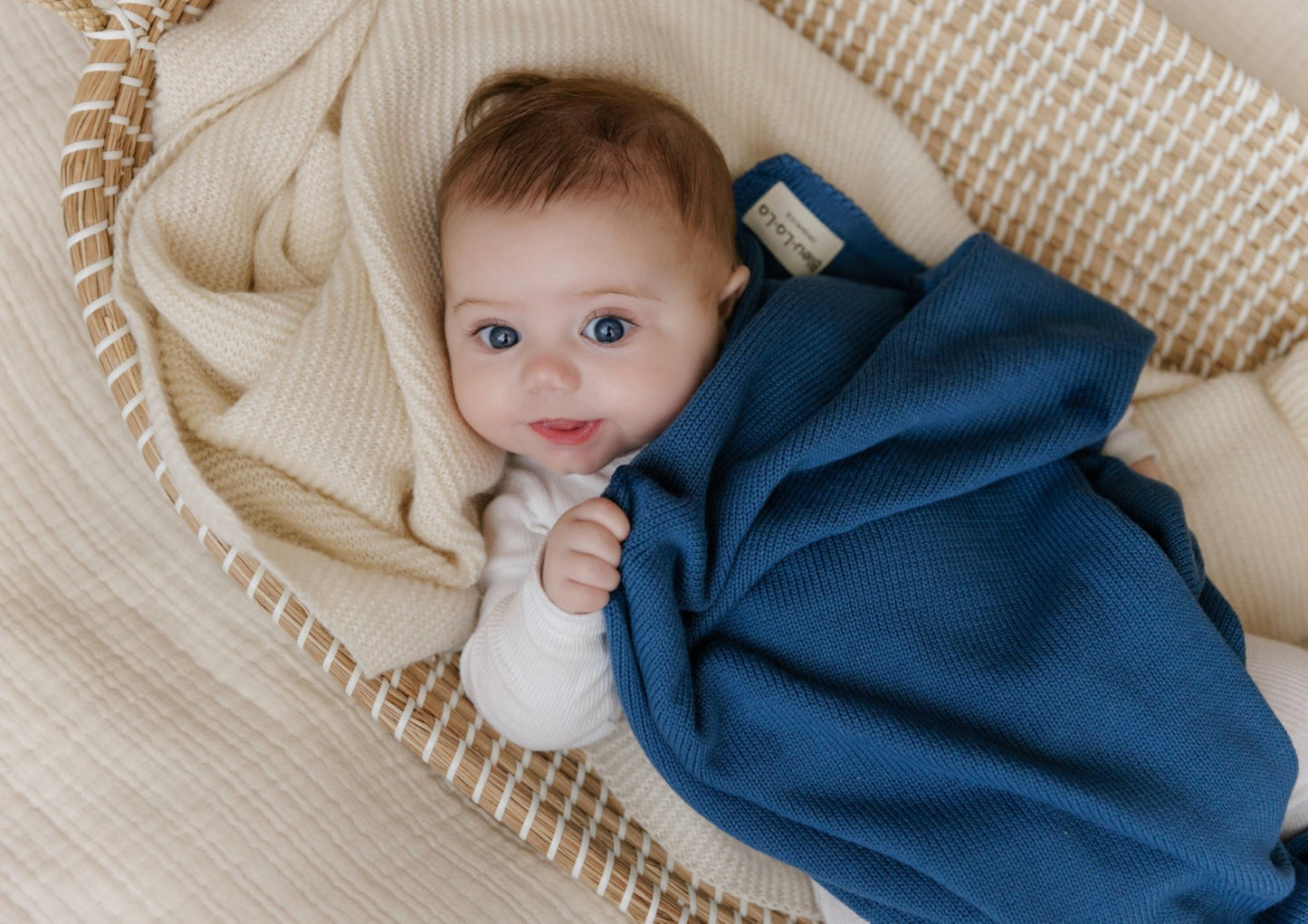100% Cotton Organic Luxe Baby Blanket