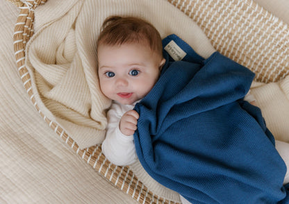 100% Cotton Organic Luxe Baby Blanket