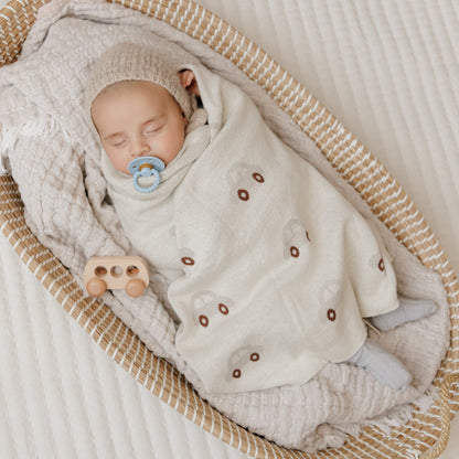 100% Cotton Luxury Knit Car Swaddle Blanket