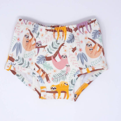 Lilac Sloths Potty Organic Training Underpants