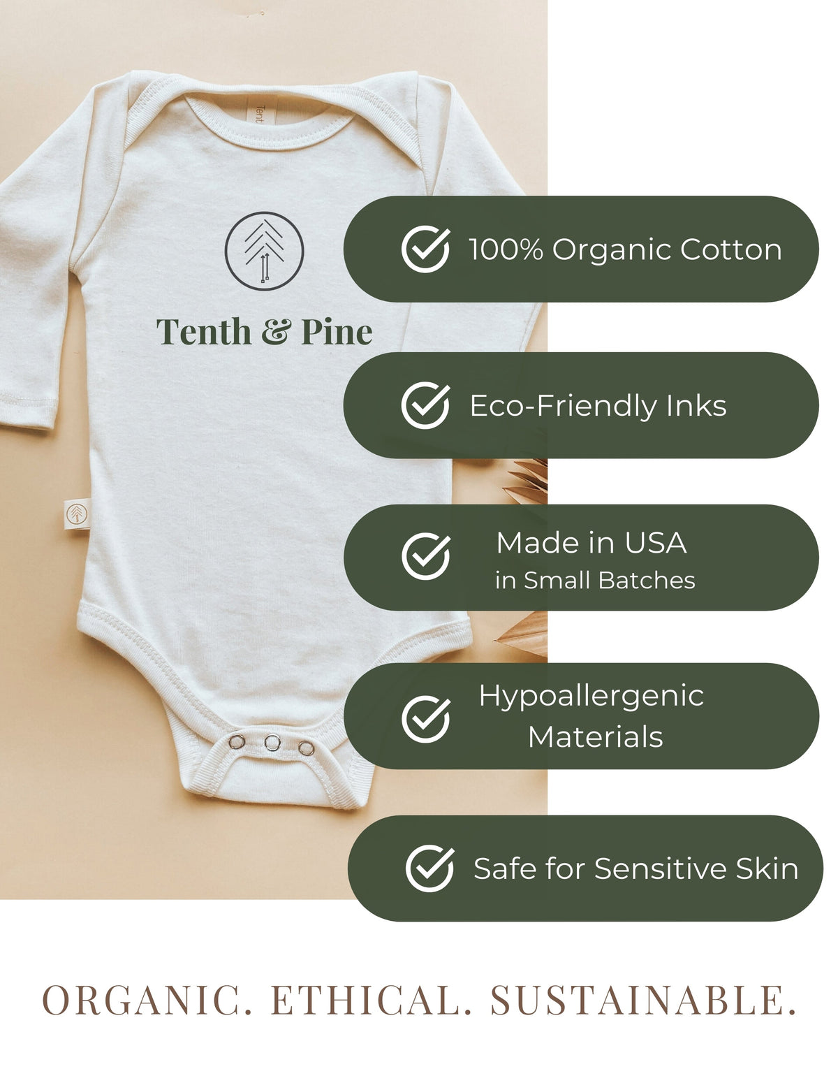 Grandpa is my Bestie Organic Baby Bodysuit