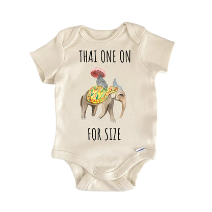 Thai Elephant Ride Baby Gift Baby Bodysuit