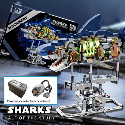 US And Electric Mechanical Lion And Whale Building Blocks That Also Double As Toys