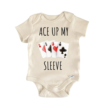 Playing Cards Poker Texas Holdem Baby Gift Baby Bodysuit