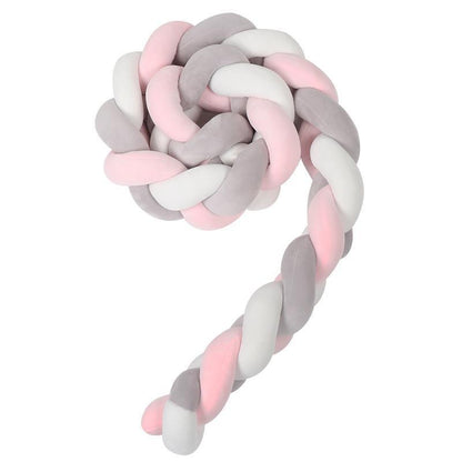 Knotted Long Pillow Three-strand Twist Spandex Bed Fence Baby