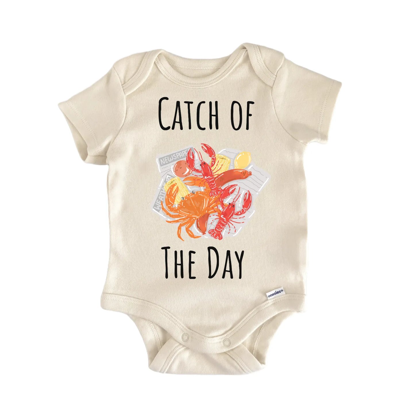 Catch Of The Day Seafood Foodie Baby Gift Baby Bodysuit