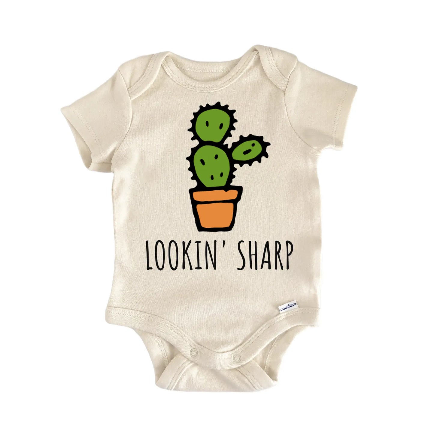 Cactus Desert Flower Succulant Baby Gift Baby Bodysuit