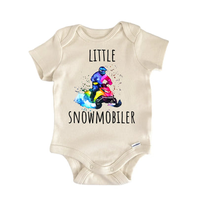 Snowmobile Winter Snow Baby Gift Baby Bodysuit