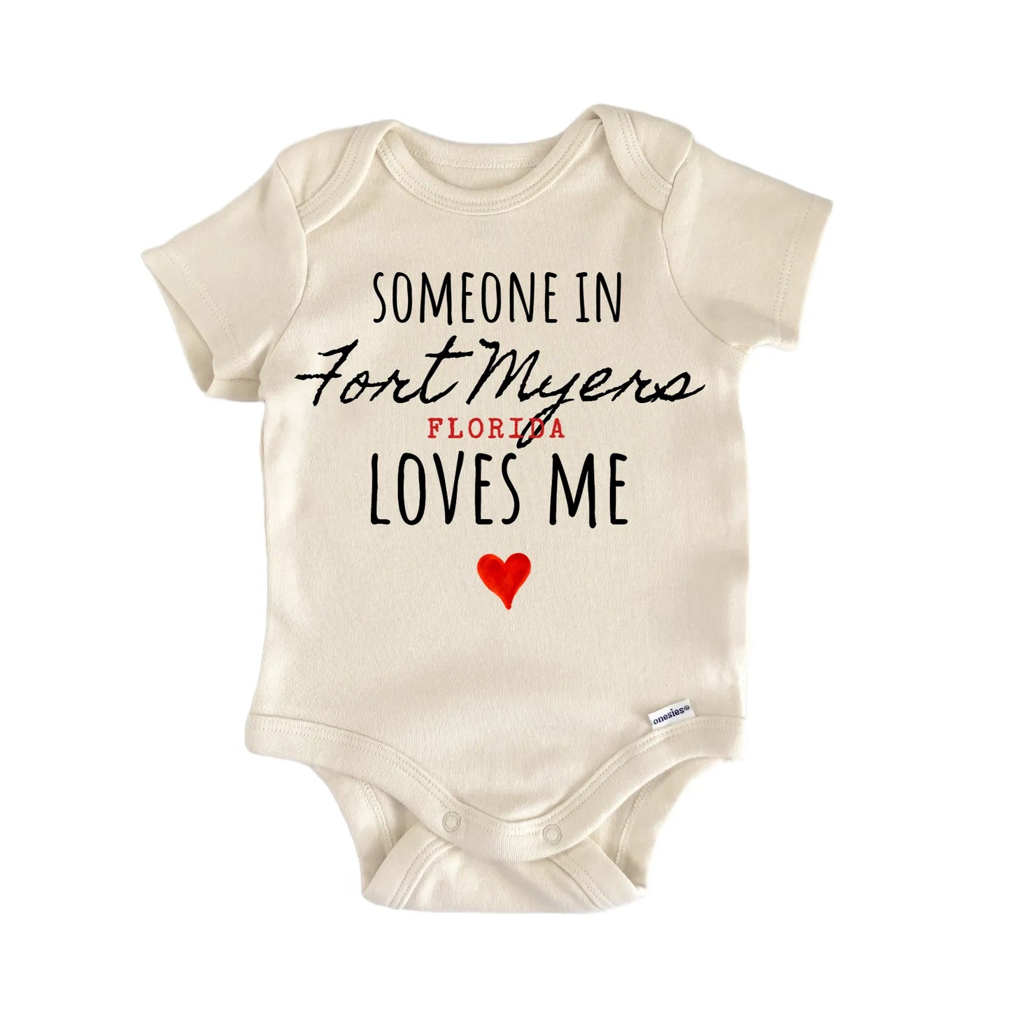 Fort Myers Florida Baby Gift Baby Bodysuit
