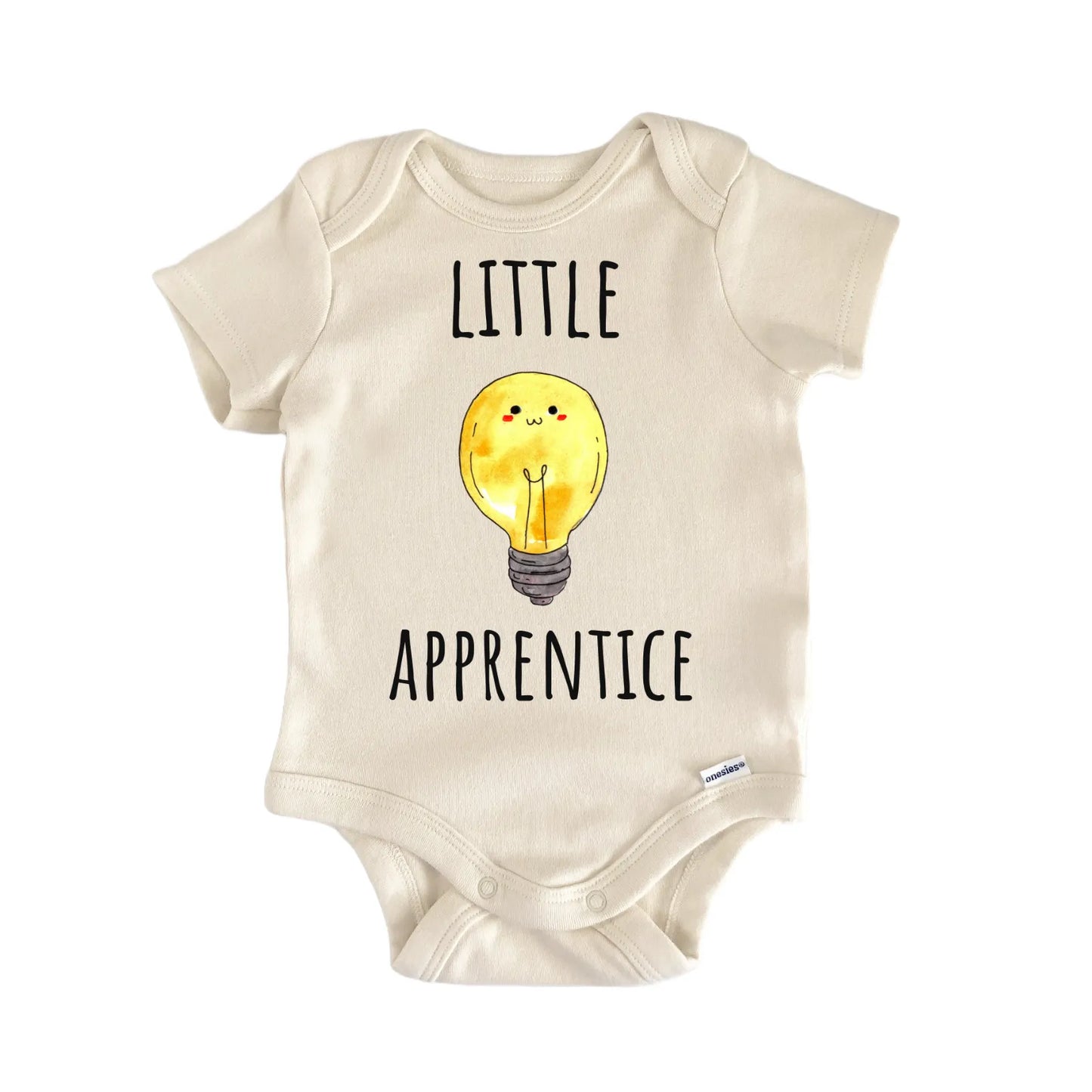 Electrician Lightbulb Apprentice Electric Baby Gift Baby Bodysuit
