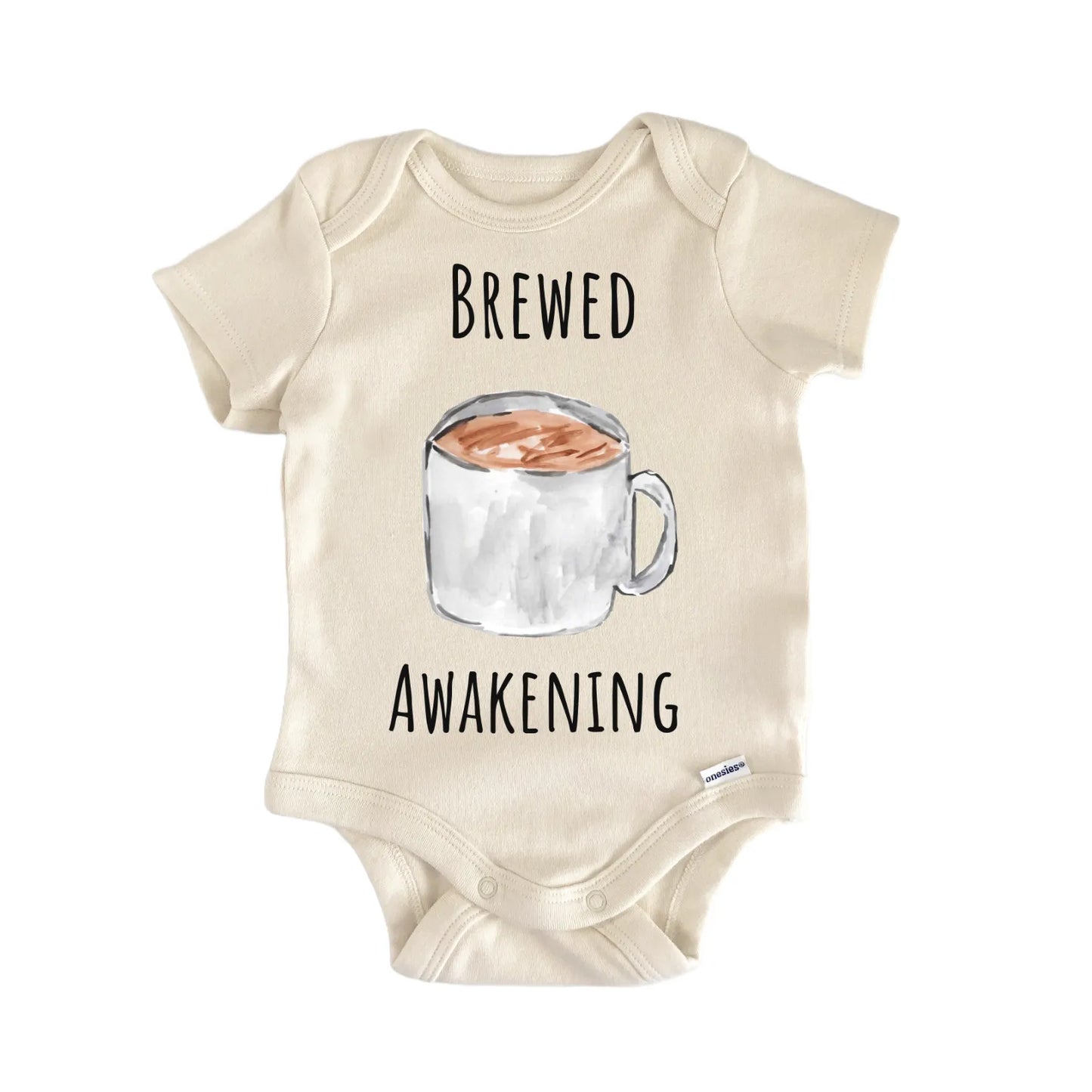Coffee Brew Espresso Bean Baby Gift Baby Bodysuit