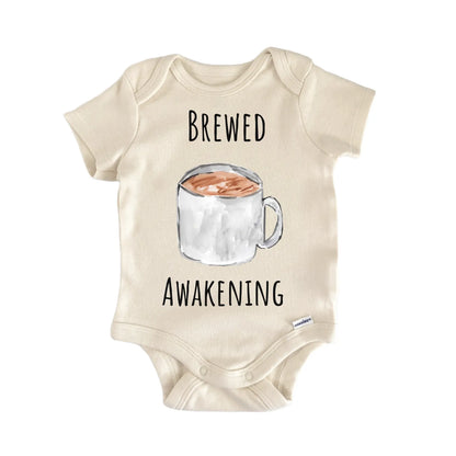 Coffee Brew Espresso Bean Baby Gift Baby Bodysuit