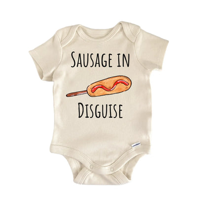 Corndog Sausage Hot Dog Carnial Infant Gift Baby Bodysuit
