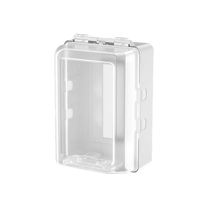 SAFELON 1Pcs Baby Proof Electrical Outlet Box Electrical Outlet Cover Baby Proof Box Plug Cover for Baby Safety (Clear-White)