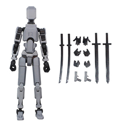 3D Printing More Than Movable Joint Doll Lucky 13 Full Body Movable Robot