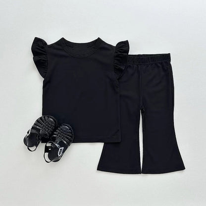 Girls' Simple Cute Wild Suit Fashion