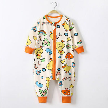 Split-leg Sleeping Bag To Prevent Kicking Off The Covers One-piece Bodysuit