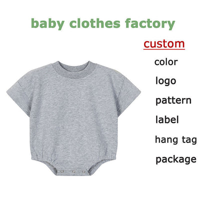 Short-sleeve Organic Cotton Romper