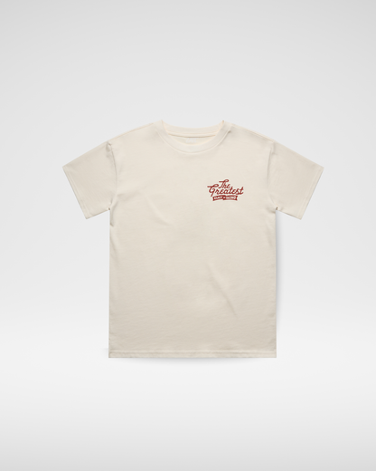 GREATEST DAY IN RACING TEE - CREAM