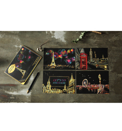Scratch painting set creative birthday gift