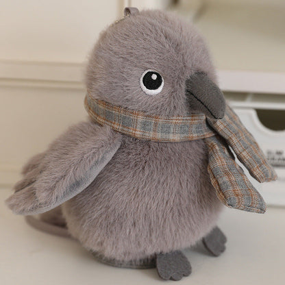 Cartoon Parrot Plush Toy Pendant For Girls Bags And Keychains