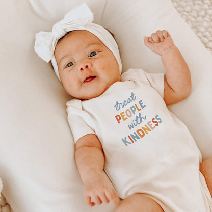 graphic bodysuit | treat people with kindness