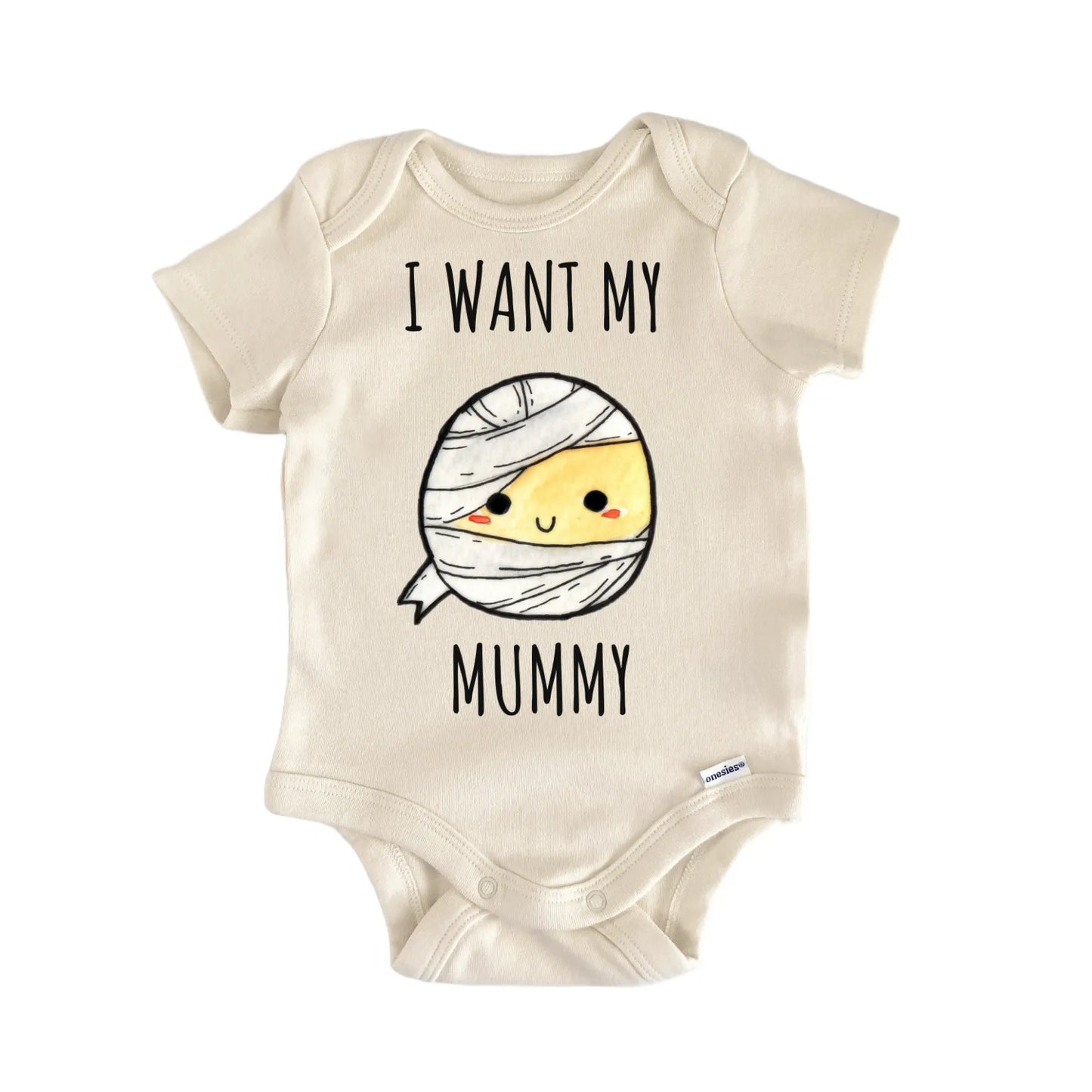 Mummy Monster Halloween Infant Gift Baby Bodysuit