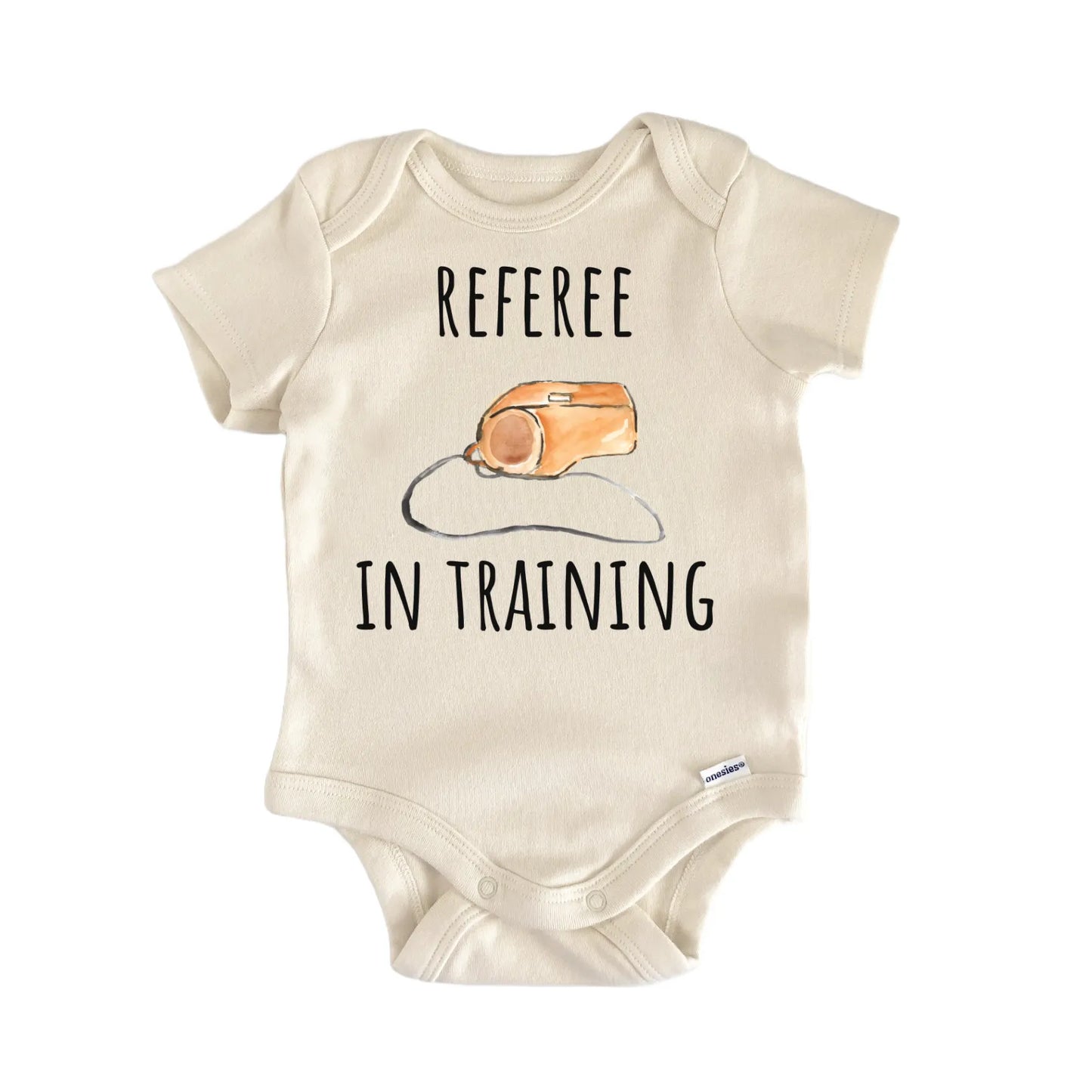 Referee In Training Sports Whistle Baby Gift Baby Bodysuit