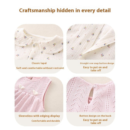 Baby Autumn Suit Baby Girl Cute Rompers Overalls Romper Children's Clothing
