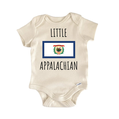 West Virginia Appalachian State Flag Baby Gift Baby Bodysuit