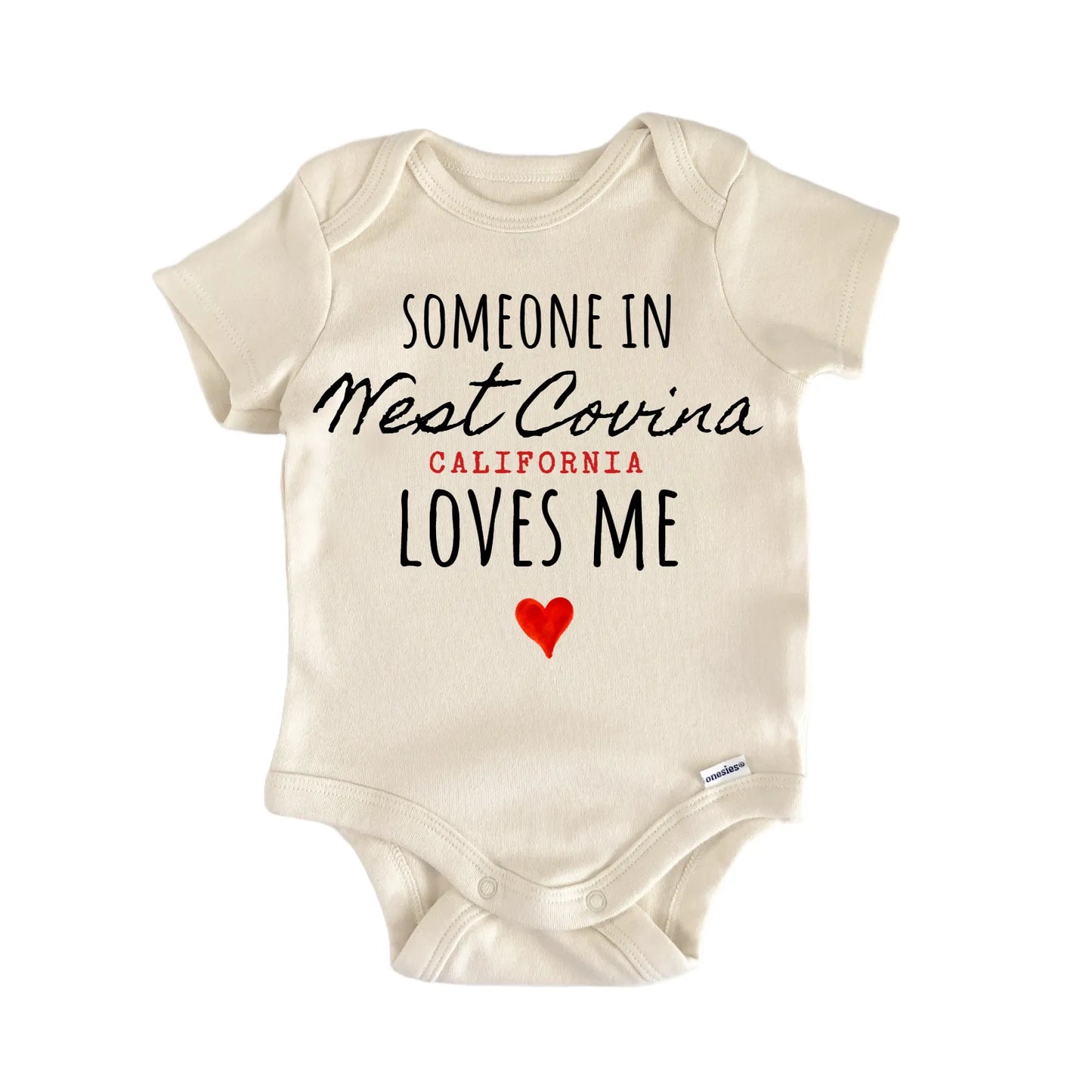 West Covina California Baby Gift Baby Bodysuit
