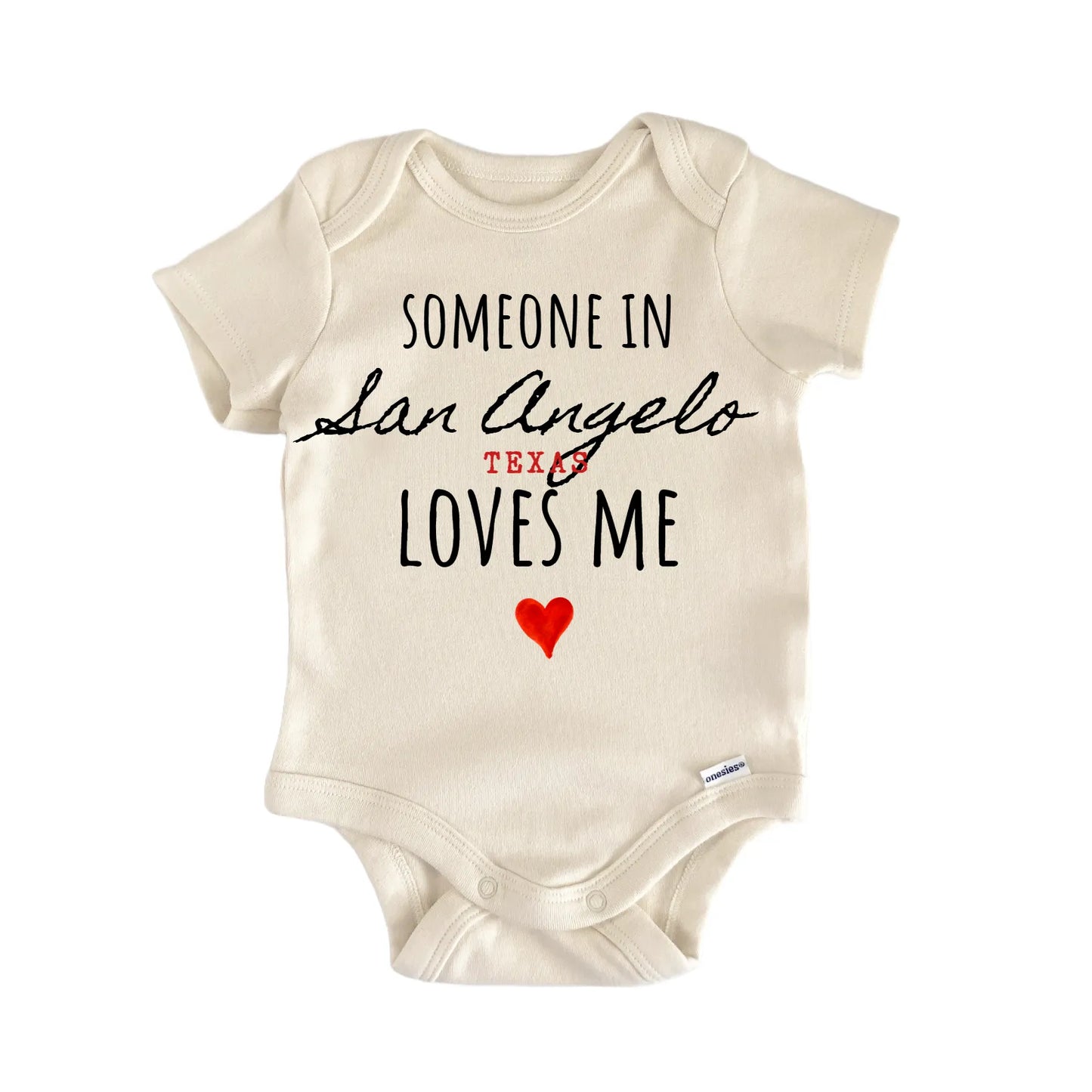 San Angelo Texas Baby Gift Baby Bodysuit