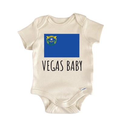 Nevada Las Vegas State Flag Baby Gift Baby Bodysuit