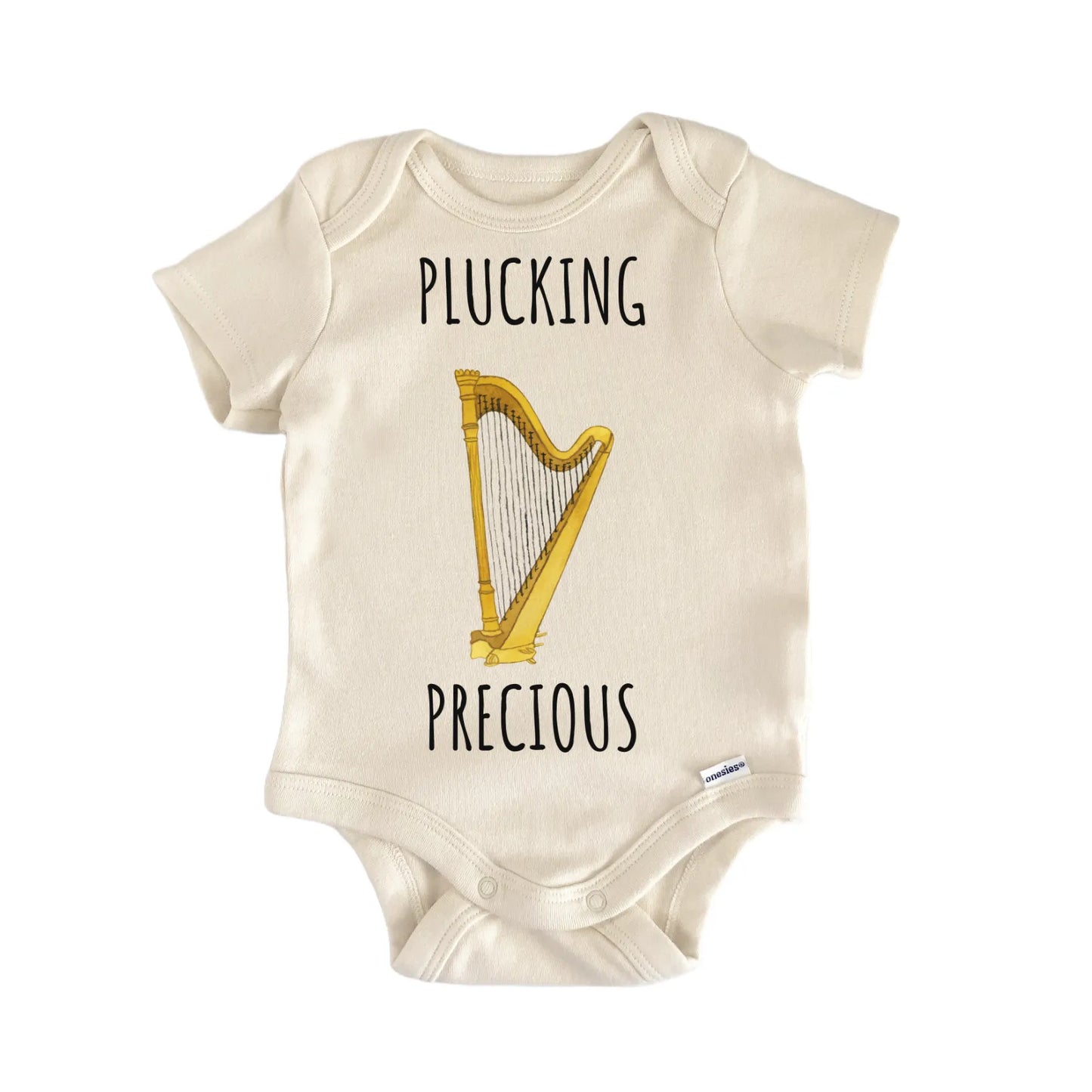 Harp Strings Instrument Baby Gift Baby Bodysuit