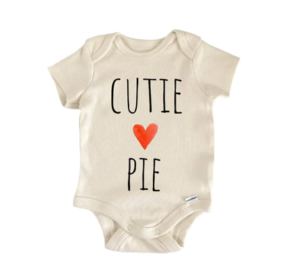 Cutie Pie Heart Newborn Baby Onesie® Onesie®